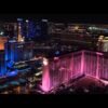 Aerial Image of Las vegas in nightime used on luxurycoordinates