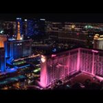 Aerial Image of Las vegas in nightime used on luxurycoordinates